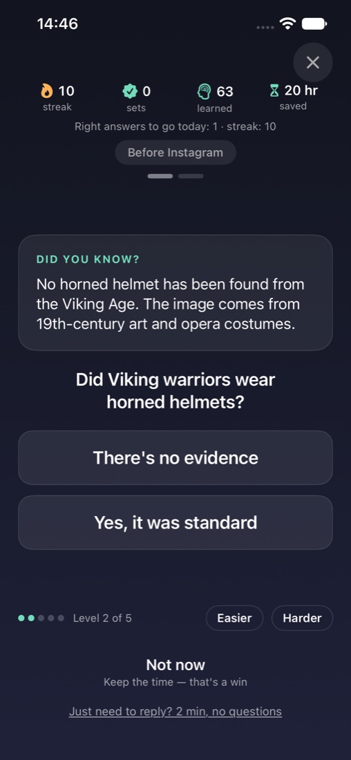 A fact before the feed: did Viking warriors wear horned helmets?